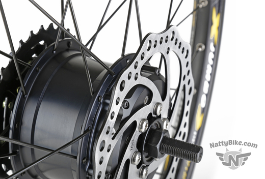 Natty Bike motor detail